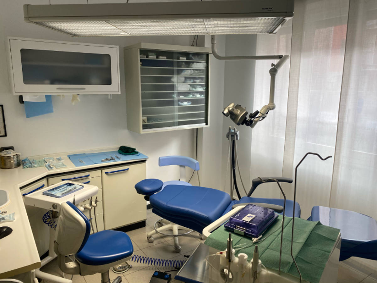 Sala operatoria dello Studio Dentistico Bianchi a Milano